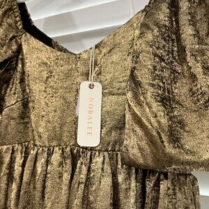 Women - S & L - NWT Noralee Gold Isabella Dress